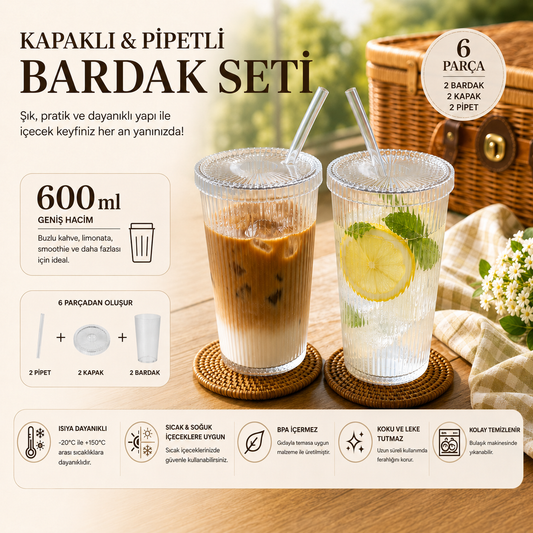 İkili Bardak Seti