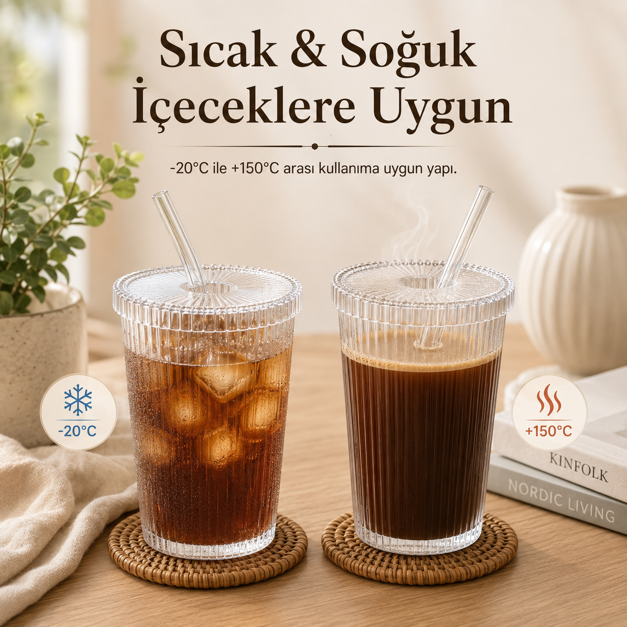 İkili Bardak Seti